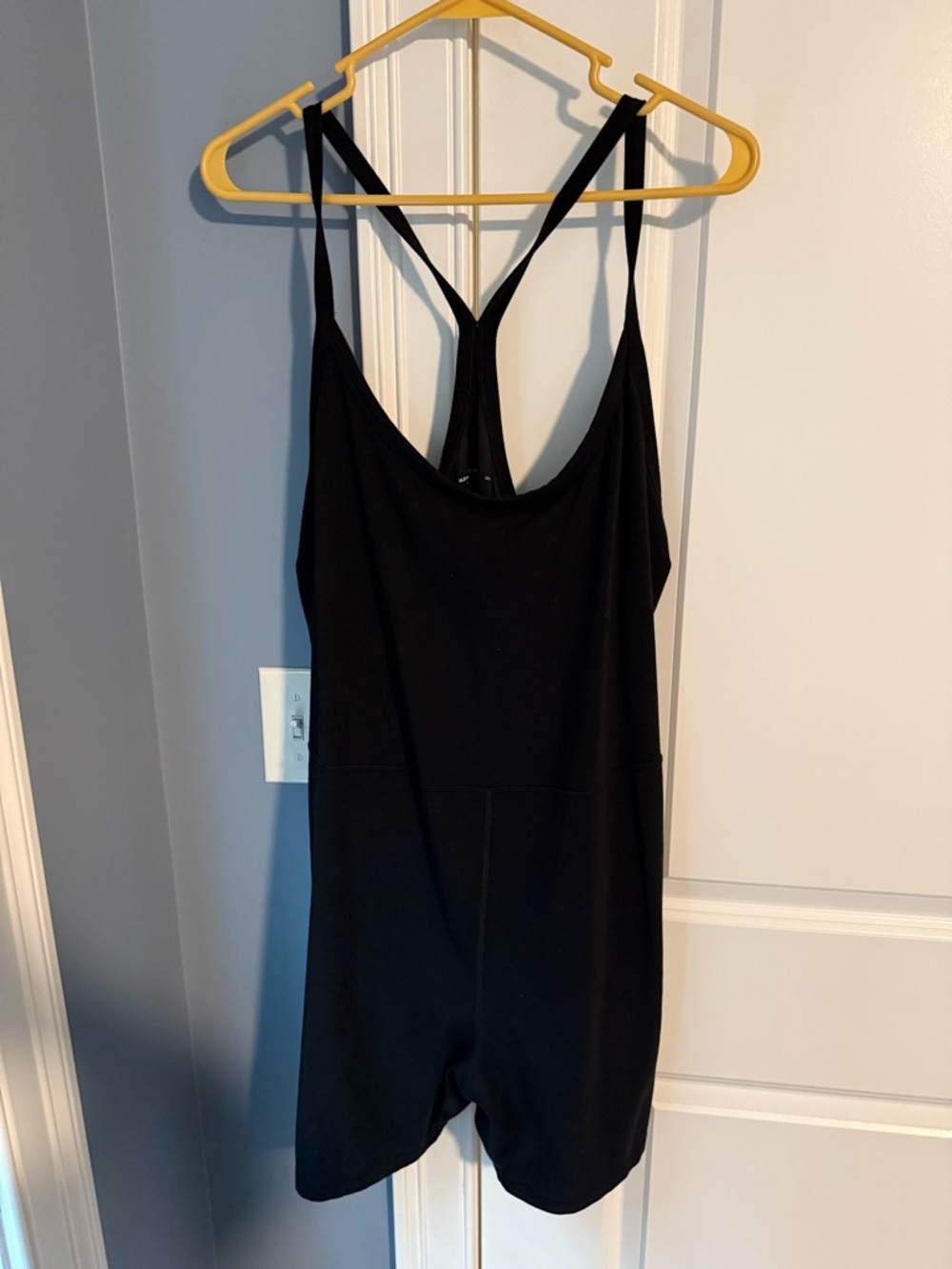 Old Navy Black Active Tank with Built-In Shelf Bra
